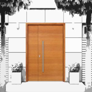 Panneaux Latéral en Verre Porte Battante