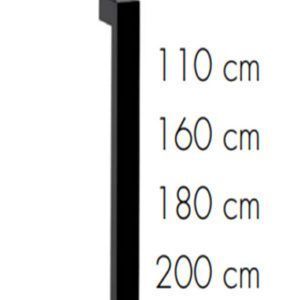 Tirants Rectangulaires Noir