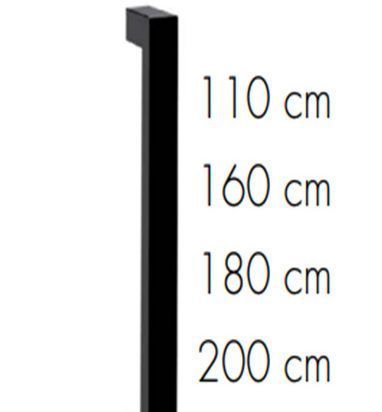 Tirants Rectangulaires Noir