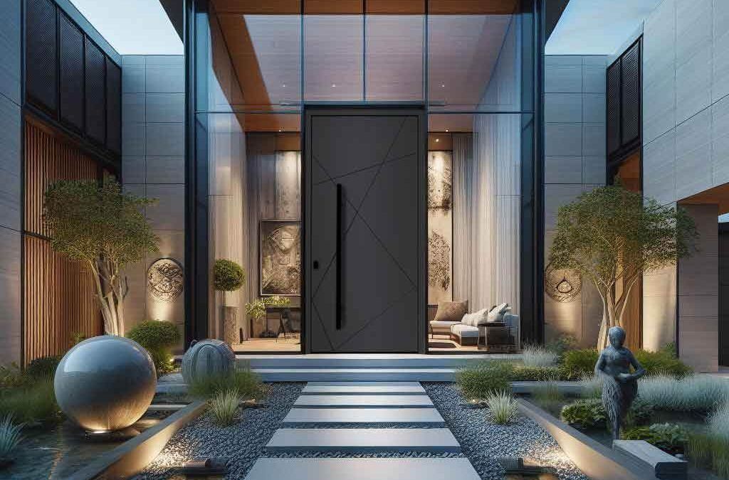 Éclairage extérieur et portes d'entrée