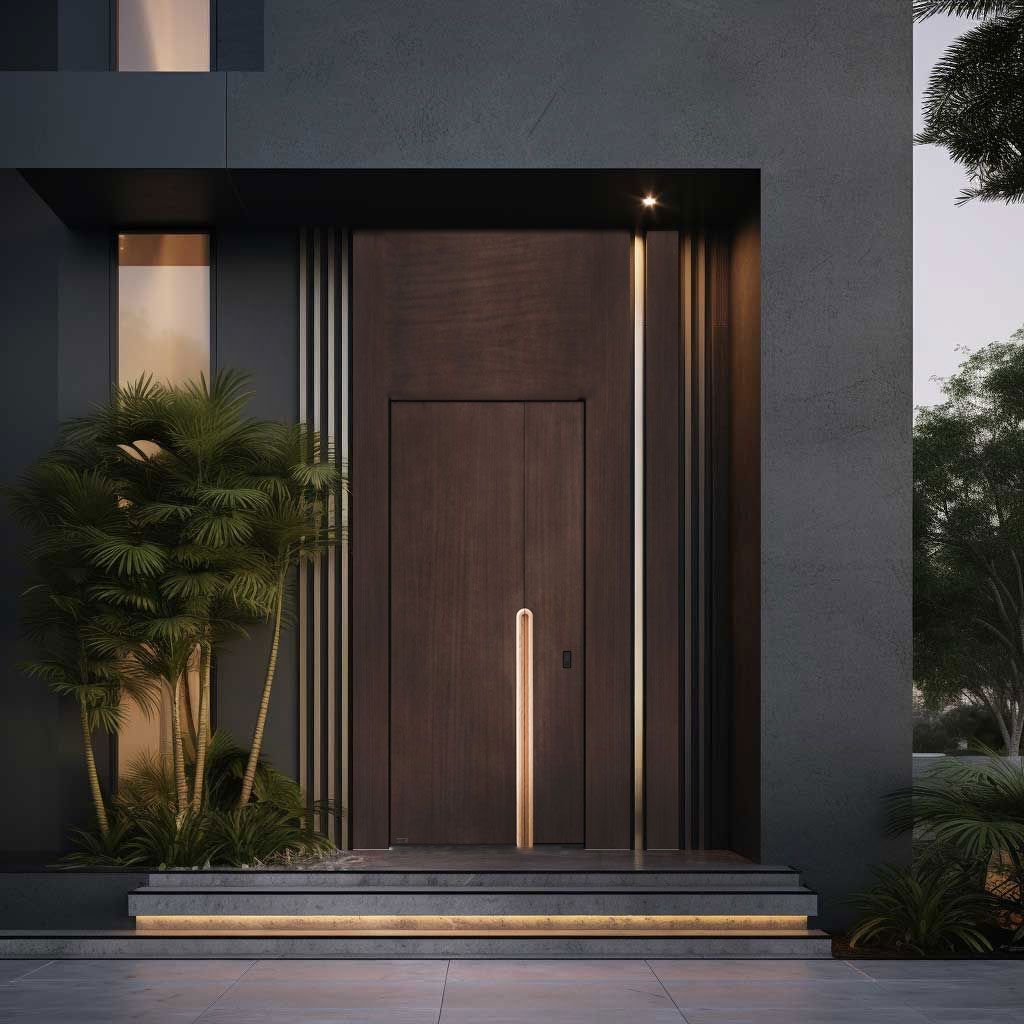 portes pivotantes modernes